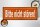 Holzschild Hinweis 27x10cm Bitte nicht stören oranges Schild