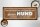 Holzschild Spruch 27x10cm einen Hund zu haben macht reich