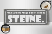 Holzschild Spruch 27x10cm auch andere Wege haben Sterne