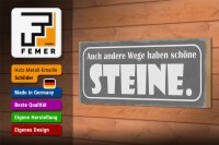 Holzschild Spruch 27x10cm auch andere Wege haben Sterne