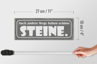 Holzschild Spruch 27x10cm auch andere Wege haben Sterne