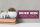 Holzschild Spruch 27x10cm unser Heim sauber genug gesund