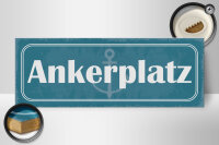Holzschild Hinweis 27x10cm Ankerplatz