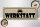 Holzschild Hinweis 27x10cm Auto Werkstatt graues Schild
