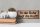 Holzschild Spruch 27x10cm in der Ruhe liegt die Kraft beige Schild