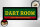 Holzschild Hinweis 27x10cm the Dart room a place to drink