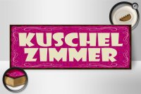 Holzschild Hinweis 27x10cm Kuschelzimmer
