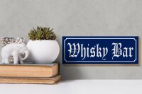 Holzschild Hinweis 27x10cm Whisky Bar