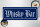 Holzschild Hinweis 27x10cm Whisky Bar