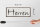 Holzschild Hinweis 27x10cm Herren