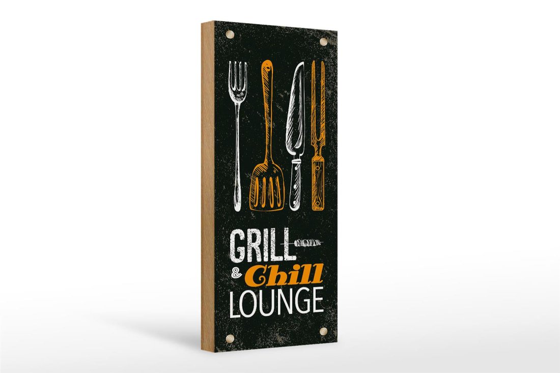 Holzschild Chill Out Zone – 25,4 X 12,7 Cm – Für Männerhöhle, Whirlpool, Gartenhaus – Rustikales Wandschild Geschenk
