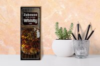 Holzschild Spruch Zuhause ist da, wo mein Whisky 10x27cm