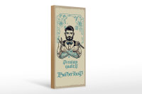 Holzschild Spruch Barbershop Premium quality 10x27cm