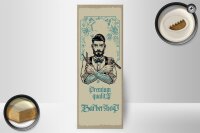 Holzschild Spruch Barbershop Premium quality 10x27cm