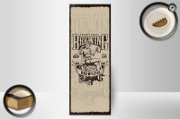 Holzschild Spruch Traditional Brewing live for Beer 10x27cm
