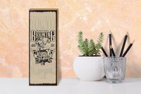 Holzschild Spruch Traditional Brewing live for Beer 10x27cm