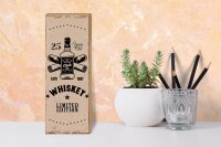 Holzschild Spruch Whiskey 25 years Limited Edition 10x27cm