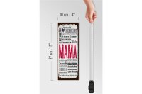 Holzschild Spruch Mama Lehrerin Freundin Köchin 10x27cm