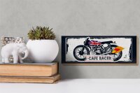 Holzschild Motorrad 27x10cm Motorcycle Cafe Racer Motorrad UK