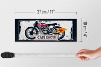 Holzschild Motorrad 27x10cm Motorcycle Cafe Racer Motorrad UK