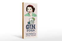 Holzschild Spruch lustig Gin Tonic Mummy´s Helper...