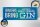 Holzschild Spruch Good Friends bring Happyness Gin 27x10cm