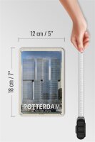 Blechschild Reise 12x18cm Rotterdam Niederlande De Rotterdam Schild