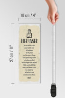 Holzschild 10x27cm Bier Unser Gebet