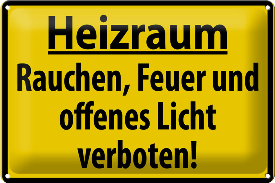 Schild 'Rauchen Verboten L.311/1' – 300 X 200 Mm, 10 Stück | Aus Blech, Leicht Zu Montieren