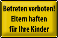 Blechschild Warnschild 30x20cm Betreten Verboten