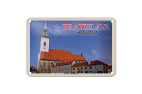 Blechschild Reise 18x12cm Bratislava Kathedrale Heiligen...