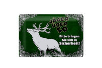 Blechschild Jäger 30x20cm über 50 bringen Sie...