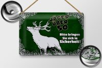 Blechschild Jäger 30x20cm über 50 bringen Sie...