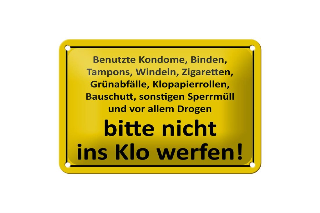 Blechschild 'BITTE NICHT IM BADEZIMMER KOKSEN' – 18x12 Cm, Rosa, Mit Kordel & Saugnapf, Witzige Bad-Deko