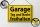 Blechschild Hinweis 30x20cm Garage Tag und Nacht freihalten