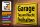 Blechschild Hinweis 30x20cm Garage Tag und Nacht freihalten