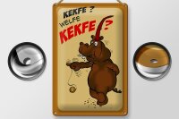 Blechschild Kekse 20x30cm Kekfe Welfe Kekfe