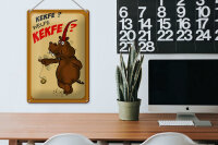 Blechschild Kekse 20x30cm Kekfe Welfe Kekfe