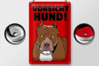 Blechschild Hinweis 20x30cm Vorsicht Hund