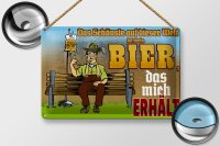 Blechschild Alkohol 30x20cm Schönste auf dieser Welt Bier