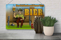 Blechschild Alkohol 30x20cm Schönste auf dieser Welt Bier