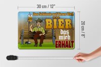 Blechschild Alkohol 30x20cm Schönste auf dieser Welt Bier
