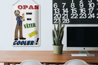 Blechschild Spruch 20x30cm Opas sind wie Väter nur cooler