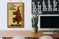 Blechschild Tiere 20x30cm mag Nashörner sind wie Einhörner