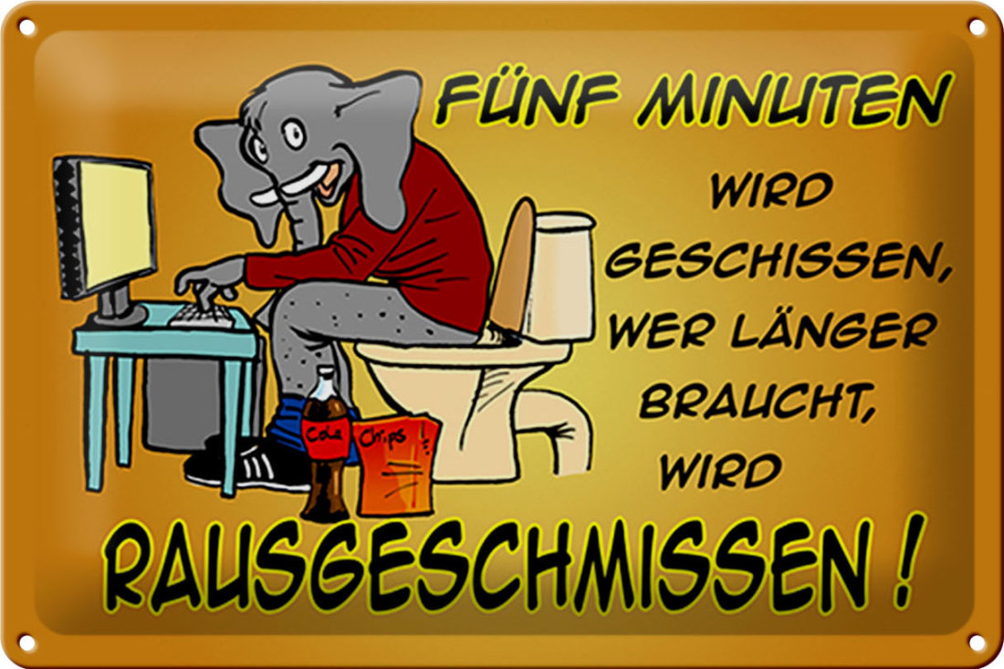 Biergarten Geschenk LANOLU Retro Blechschild – 'Halts Maul Und Hol Bier' – Lustige Bar-Deko Dart Geschenke Für Männer