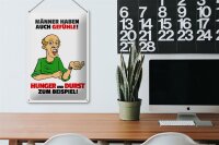 Blechschild Spruch 20x30cm Männer haben auch Gefühle