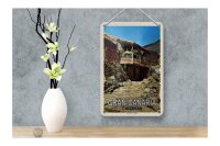 Blechschild Reise 12x18cm Gran Canaria Spanien Las Casas Veneguera