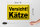 Blechschild Spruch 30x20cm Vorsicht Kampf Katze