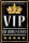 Blechschild Spruch 20x30cm VIP im Ruhestand (s/w)