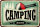 Blechschild Retro 18x12cm Camping Zone Outdoor Abenteuer
